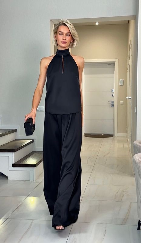 Костюм Fashion літо блуза та штани 6480 фото
